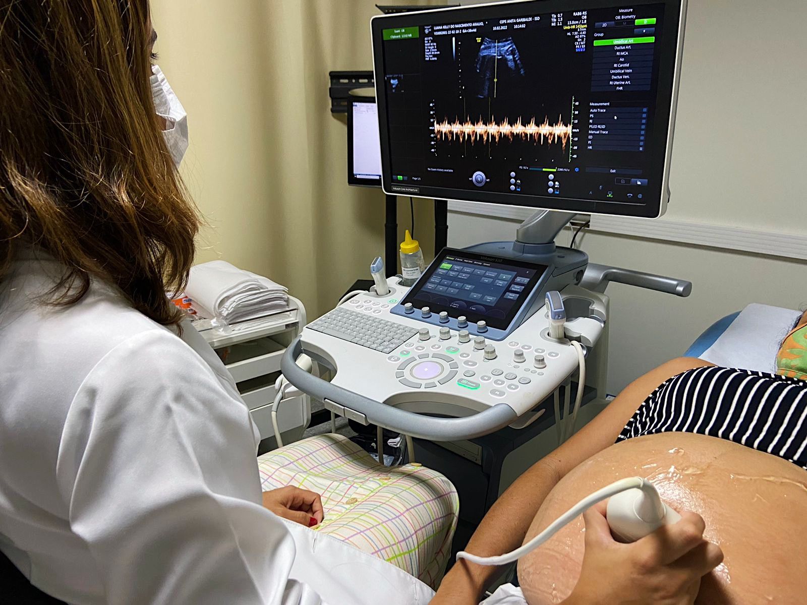 Exame de ultrassonografia no ISD _ Foto Ascom ISD