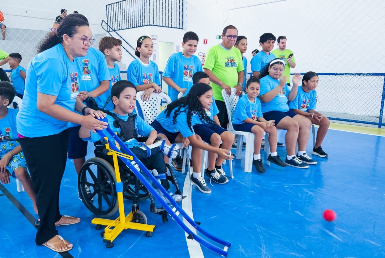 Festival Paralímpico 2026 reúne mais de 150 crianças e adolescentes em Macaíba